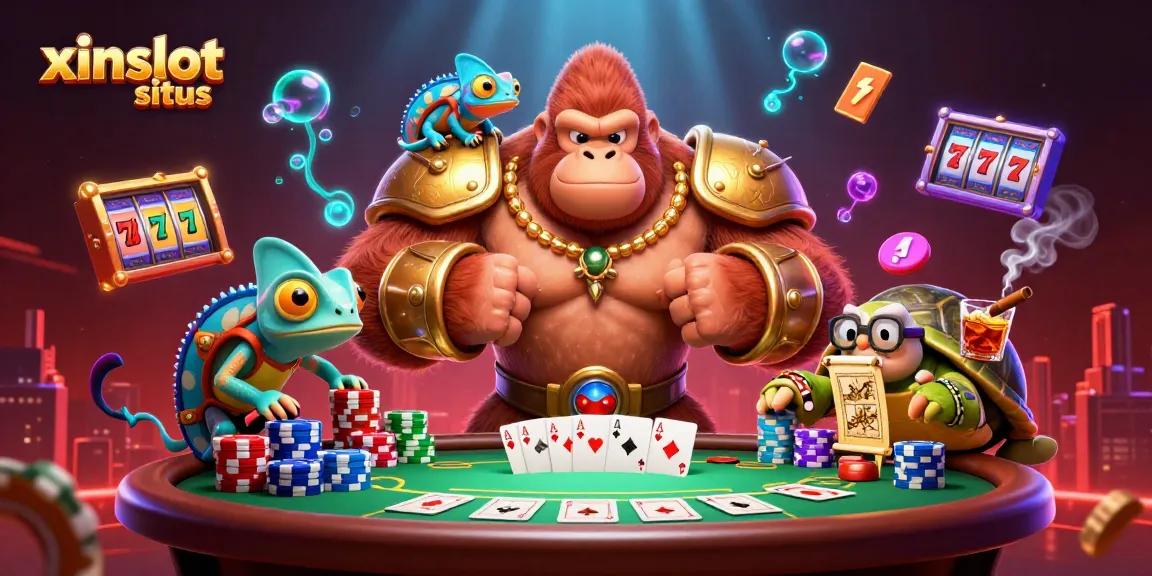 Engage in thrilling gameplay at xinslot situs, featuring colorful slot reels and interactive games.