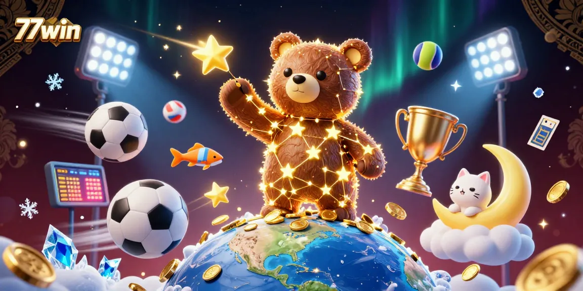 Experience thrilling wins at 77win while diving into exciting casino games with vibrant elements.