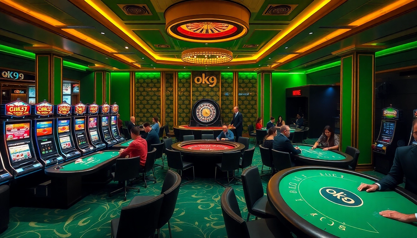 Experience high-stakes poker and slot games at OK9, the premier online casino.