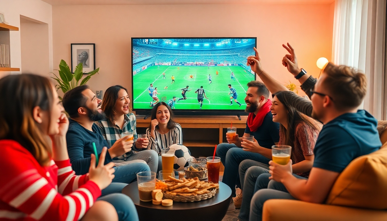 CakhiaTV brings football fans together in an exciting viewing experience with friendly cheer and community spirit.
