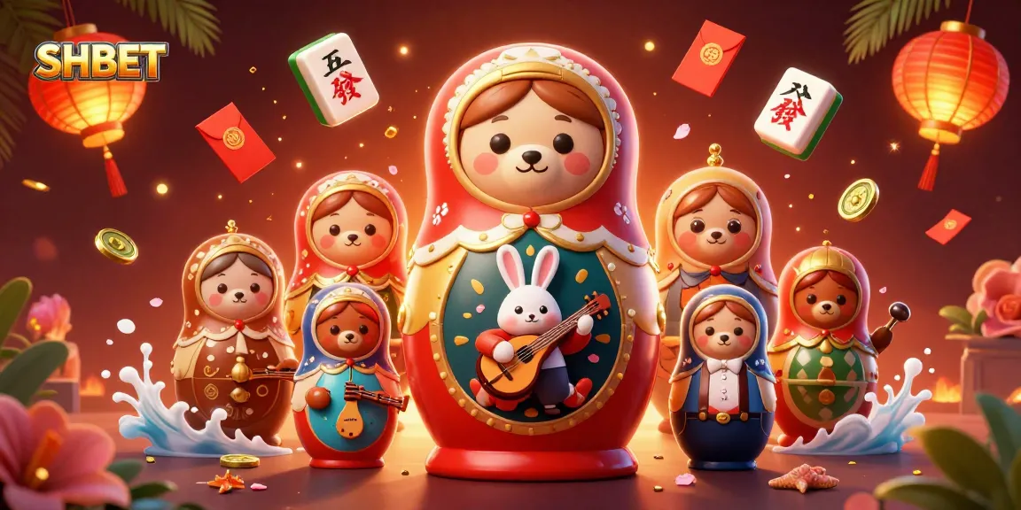 Experience the thrilling SHBET casino world with vibrant dealer scenes and festive elements.