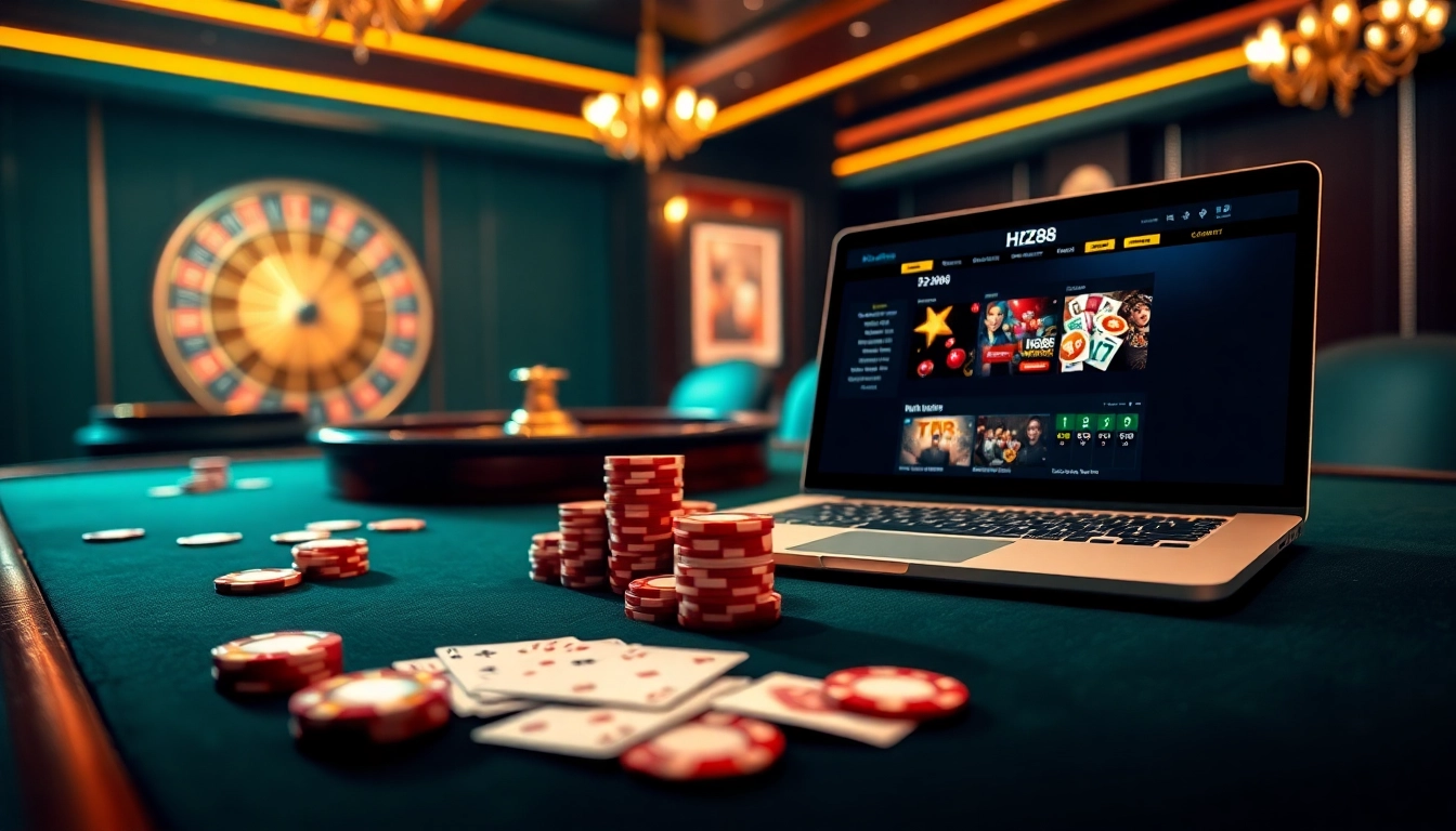 Experience exciting gaming at https://hz88.blue/ with luxurious casino visuals and lively poker chips.