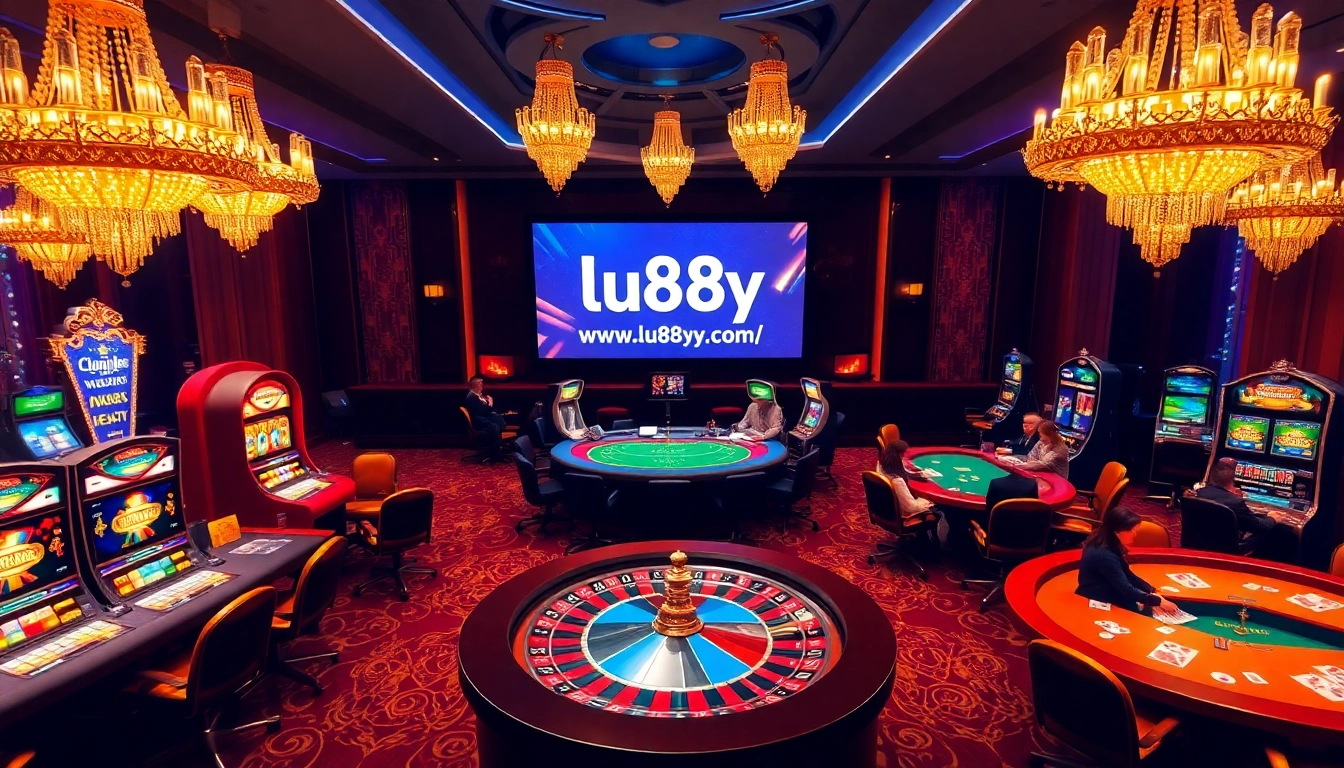 Experience the excitement of high-stakes gambling at https://lu88y.com/ with luxurious casino visuals.