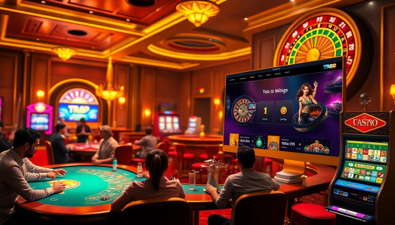 Experience the thrill of winning at TR88 Com with vibrant casino games and dynamic betting actions.