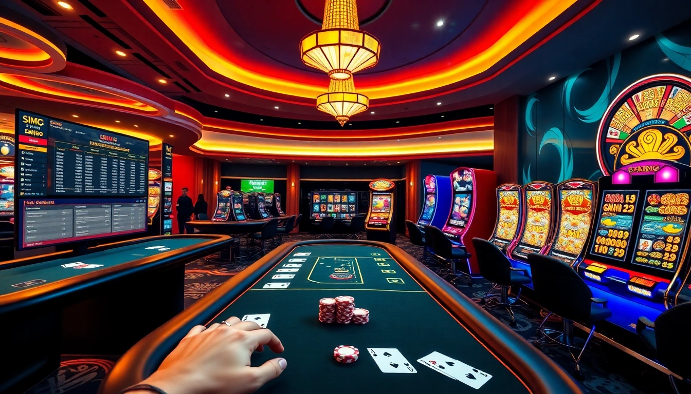 Gamblers enjoying the thrilling casino experience at https://888vv.co.com/ with vibrant gaming interfaces.