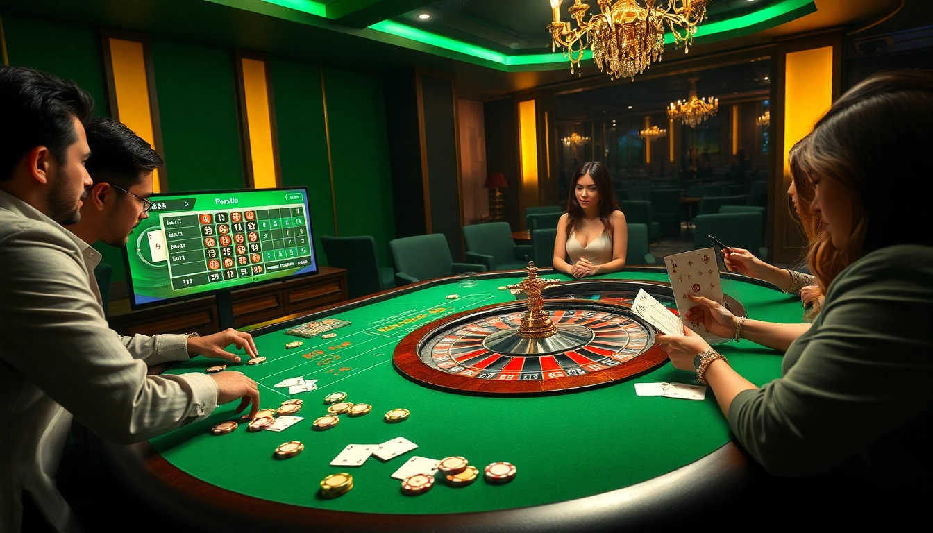 Experience thrill at a casino with the tg88 app, showcasing betting options and exciting gameplay.