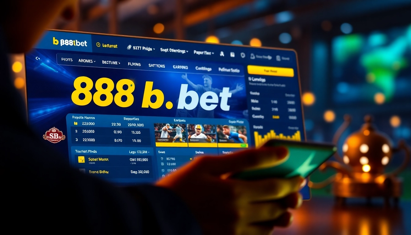 Experience the dynamic online betting world with 888b.bet's vibrant interface.